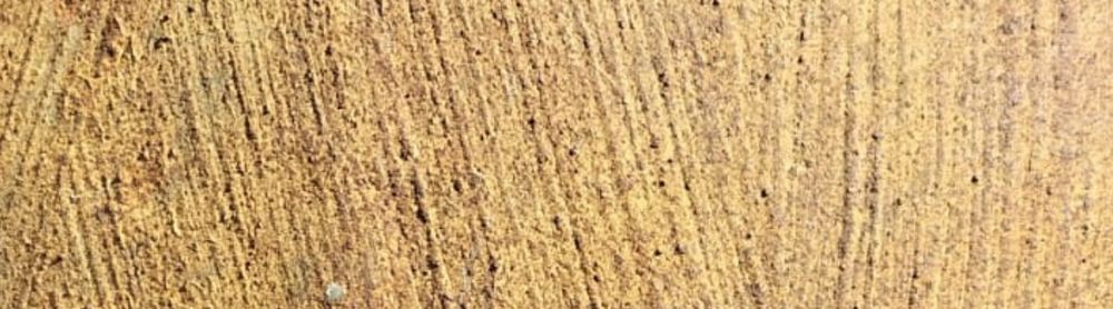 Rust finish on concrete